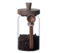 Bottiglia Di Riutilizzabile | Contenitore Ermetico Per Conservare Il Cibo | Supporto Trasparente Alla Bocca Larga Per Chicchi Di Caffè, Sale, Pepe, Cereali, Erbe, Farina, Zucchero, Tè, Riso, Nud