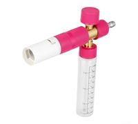 Bottiglia di schiuma ad alta pressione con attacco rapido da 1/4", contenitore trasparente per una miscela ottimale, resistente agli acidi e agli alcali per la cura dell'auto e la pulizia esterna