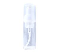 Bottiglia di schiuma, dispenser di sapone in schiuma di piccole dimensioni, da viaggio, mini contenitori a pompa ricaricabili per lavaggio viso, shampoo e cura della pelle (40 ml)