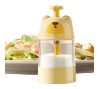 Bottiglia di spezie quantitativa - shaker sale con coperchio - spargitore in acciaio inossidabile | Per barbecue, cottura, cucina | Shaker ripessi per le spezie in cucina, all'aperto o nella c