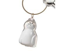 Bottiglia di stoccaggio dei capelli per gatti - portachiavi di conservazione dei capelli gatti compatti | per animali domestici leggeri Scottoni Bottle Keyring | Pendianti per la scatola di
