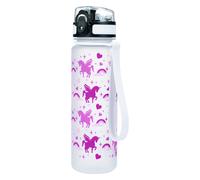 Baagl Borraccia per bambini, a prova di perdite, 500 ml, per la scuola e lo sport, in Tritan (Royal Unicorn)