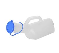 Bottiglia di Urina Portatile da 1000 Ml Vaso da Camera in ABS Trasparente con Coperchio, Raccoglitore di Urina Mobile per WC per Bambini Adulti Autisti di Autobus a Lunga Distanza