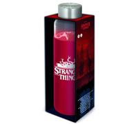 Bottiglia di vetro con rivestimento in silicone a tema Stranger Things