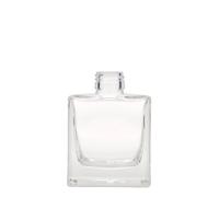 Bottiglia di vetro da 200 ml 'Cube', quadrata, bocca: PP 28