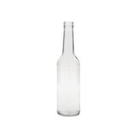 Bottiglia di vetro da 350 ml a collo dritto, bocca: PP 28