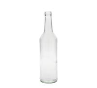 Bottiglia di vetro da 500 ml, collo dritto, bocca: PP 28