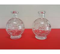 bottiglia di vetro ml.200 formato palla,per liquori,con tappo,pz.4