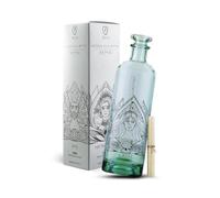 Bottiglia di vetro Wild® con tappo a vite | Ermetica per acqua frizzante e naturale | Antigraffio e lavabile in lavastoviglie - Vetro 100% riciclato | Bottiglia decorativa di design - 700ml LACUS