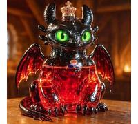 Bottiglia di vino e decanter per whisky da 500 ml - Scultura di bottiglia di whisky a forma di dinosauro volante, Simpatica statuetta a forma di drago, Artigianato squisito, Regalo perfetto(B)