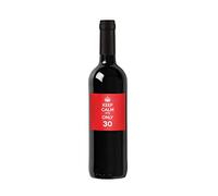 Bottiglia di vino personalizzata Merlot - Keep Calm it's only ... - Idea regalo personalizzato per compleanno e anniversario - 750 ml (Rosso)