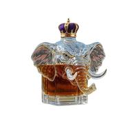 Bottiglia di whisky animale - elegante versante di figurina, supporto per spirito di novità, distributore di bevande | Vessella di alcol sculture creative, barre a tema della giungla da collezione per