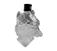 Bottiglia di whisky | Bicchiere di vino Head Wolf, bottiglia di a tema lupo da collezione estetica per cocktail Whisky Travel Kitchen Bar Con la sua moda incisa a tema lupo ed estetica v