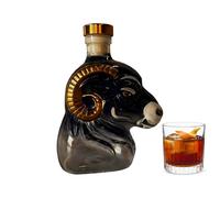 Bottiglia Di Whisky Caraffa Vuota Divertente A Forma Di Pecora | Caraffa Vodka Pecora Bottiglie di Alcol Vuote Per Borbone Tequila Vino Cocktail Brandy Uomini Papà Compleanno Natale Feste