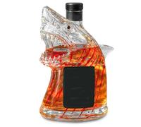 Bottiglia di whisky con squalo divertente bottiglia di whisky per il 50° anniversario in edizione limitata per gli amanti del whisky, papà, marito o amico, divertente decorazione da bar Anniversary