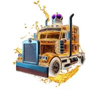 Bottiglia Di Whisky, Decanter Alcolica Semi -camion, Contenitore Di Barattoli Decorativi Per Alcolici, Statue Del Display Da Cucina Da Bar, Regalo Di Nozze Per Le Vacanze, Regalo Di Compleanno Per
