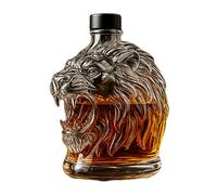 Bottiglia Di Whisky Distributore Di Liquori - Decanter Di Vino A Forma Di Animale, Elegante Versante Di Alcol | Spiriti Artigianali Storage Carafe, Regalo Per Barware Decorativo Per Lui Papà Marito Fi