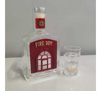 Bottiglia di whisky e noleggio in vetro idranta set di camion a forma di whisky dispenser per la decorazione di portabottiglie da barra da cucina