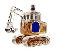 Bottiglia di whisky - Excavator - Bottiglia di liquori | Decanter decorativo per whisky | Contenitore in vetro - Statua d'arte - Conservazione per viaggi, pensionamento, matrimonio, decorazione della