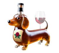 Bottiglia di whisky - forma del cane bassotto, liquore vuoto | Contenitore di vini per decanter divertenti, bottiglie di statue per animali per sala da pranzo, bar, ristorante, regalo di inaugurazione