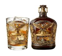 Bottiglia di Whisky in - Decanter per Liquori Stati 250° Anniversari | Bicchieri da Liquore Collezionabili,per Padri, Uomini, Mariti, Animatori, Feste, Bar, Vetrina, Ristoranti, Hotel, Club