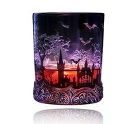 Bottiglia di whisky in stile pozione magica, decanter per vino con elisir di vampiro gotico, bottiglie di whisky di Halloween, ideale per Halloween, decorazioni per bar e collezionisti (vetro)
