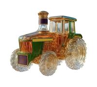 Bottiglia di whisky per trattore, design semi-camion, 300 ml, decanter per whisky, bottiglia di tequila in per semi-camion, beccuccio liscio, ideale per l'arredamento di bar di casa/caverna