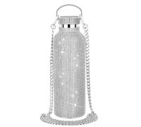 Bottiglia diamantata da 350 ml/500 ml/750 ml con catena Bottiglia d'acqua Regalo