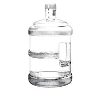 Bottiglia dispenser d'acqua da 5 l/3 l, contenitore d'acqua da campeggio, secchio per acqua pura, botte per acqua minerale, contenitore d'acqua portatile, bottiglia per acqua pura con manico (bianco
