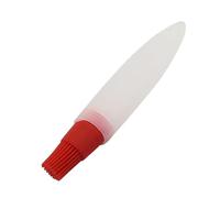 Bottiglia dispenser per olio con pennello, contenitore per olio in silicone con pennello, contenitore per olive con imbastitura in silicone per condimenti per insalata, cottura al forno, cucina