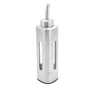 Bottiglia Dispenser per Olio d'oliva, Dispenser per Olio in Acciaio Inossidabile, Set Dispenser per Olio e Aceto con Beccuccio, Dispenser per Olio, Ampolla per Aceto Trasparente