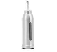 Bottiglia Dispenser per Olio d'oliva, Dispenser per Olio in Acciaio Inossidabile, Set Dispenser per Olio e Aceto con Beccuccio, Dispenser per Olio, Ampolla per Aceto Trasparente