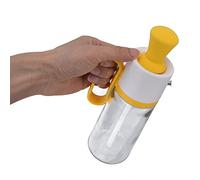 Bottiglia Dispenser per Olio D'oliva in Acciaio Inossidabile, Ampolla Antigoccia da 550 Ml con Gocciolatore, Contenitore per la Conservazione della Cucina per la Cucina Domestica(Giallo dorato 550ml)
