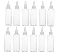 Bottiglia Dosatrice a Punta 100ml Pet, 12 Pezzi Ricaricabili