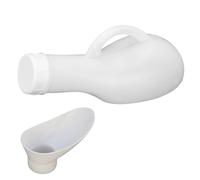 Bottiglia e imbuto for orinatoio unisex da 1200 ml - Maniglia di facile presa, bottiglia portatile a prova di perdite for uomini e donne con coperchio, WC da viaggio portatile, ideale for i viaggi
