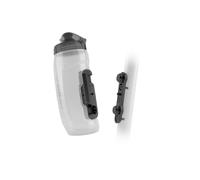 Bottiglia Fidlock TWIST 590 + base bici trasparente