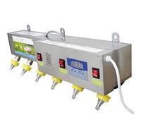 Bottiglia for Allattamento for Suinetti, 6 Mangiatoia for Suinetti Completamente Automatica con Simulazione del Suono, Stazione for la Cura dei Suinetti, Mangiatoia for Suinetti