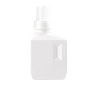 Bottiglia for bucato ricaricabile anti-perdita con etichetta Contenitore for liquidi in plastica vuoto for agente sbiancante Detersivo for la casa Lavanderia Decorazione Sub-bottiglia - Bianco 1000 ml