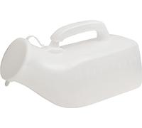 Bottiglia for orinatoio maschile da 1000 ml | Bottiglia for pipì riutilizzabile for orinatoio for uomo con coperchio | Tappo leggero e sicuro, scala di misurazione, impugnatura facile, plastica di gra