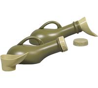 Bottiglia for orinatoio unisex con tappo a vite, CONFEZIONE DA 2, Donna/Uomo, Anti-rovesciamento, Viaggio, Camera da letto, Anziani, Disabili, Campeggio, Bottiglia for pipì/pipì, Da tenere in auto, Po