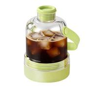 Bottiglia Ghiaccio, Stampo in Silicone da 400ml con Rilascio Facile, Bicchiere con Cestello per Ghiaccio Senza Contatto, Per Succo Whiskey Cold Brew Bevande Fredde Outdoor Palestra