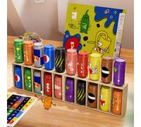 Bottiglia! Gioco di memoria e riconoscimento dei colori - Gioco interattivo di indovinelli, regalo divertente per le vacanze, design interessante, design ergonomico, sfida di ordinamento delle tazze, 