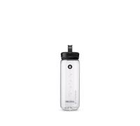 Hydrapak RECON - Borraccia d'Acqua in Plastica Riciclata al 50%, Eco-Friendly e Senza BPA, Tappo a Vite a Flusso Regolare, Facile da Trasportare (750 ml, trasparente)