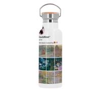 Bottiglia in acciaio inox Borraccia termica termica - Claude Monet Social Networks Pittura Pittore Arte - 500 ml (17 once)