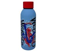 Bottiglia in acciao inossidabile Spiderman Marvel borraccia con tappo svitabile accessorio per bambini ragazzi e adulti 500 ml
