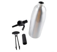 Bottiglia in alluminio per SodaStream per Crystal 780 ml argento alluminio | Leggero per alluminio, infrangibile, capacità 780 ml, adatto per cristallo, design argentato
