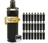 BOTTIGLIA in LATTA per OLIO CONTENITORE ALIMENTARE 750 ml con TAPPO DOSATORE