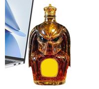 Bottiglia in per liquori, 300 ml, con coperchio ermetico, design 3D, barattolo vuoto per vino, bevande, casa, cantina, riunioni, esposizione commerciale
