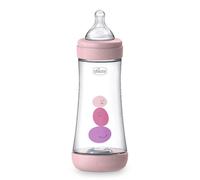 Bottiglia in silicone Perfect5 con flusso rapido 4m+ 300mL flessibile anti-colli