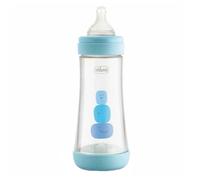 Bottiglia in silicone Perfect5 con flusso rapido 4m+ 300mL flessibile anti-colli